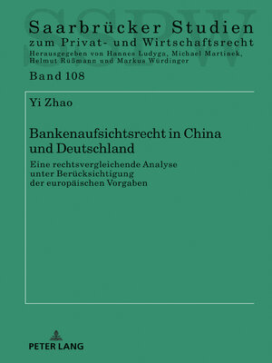 cover image of Bankenaufsichtsrecht in China und Deutschland